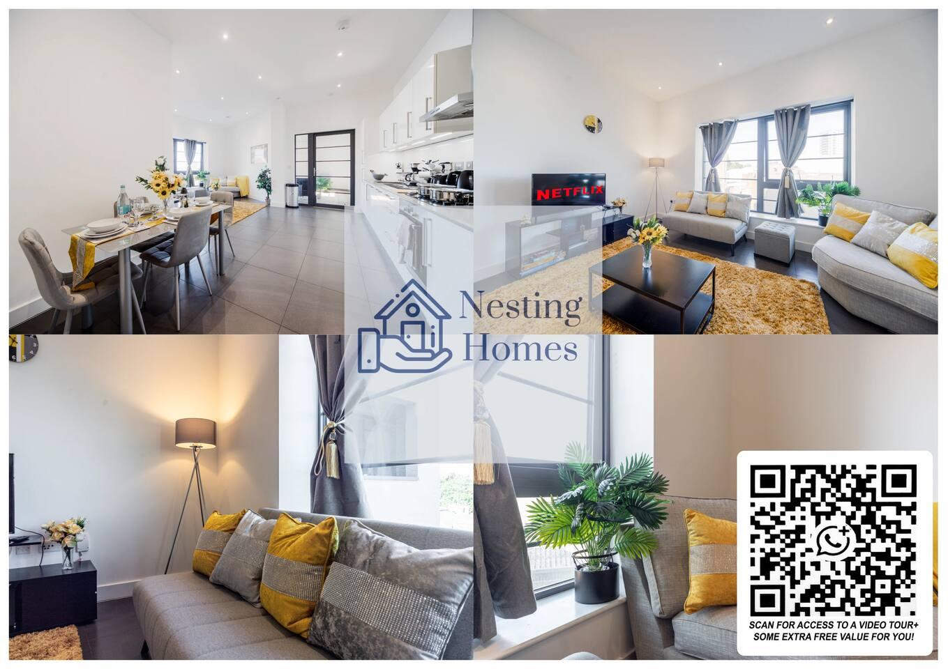 Oasis Flat|Central London |O2|Parking|Wifi 500mb2