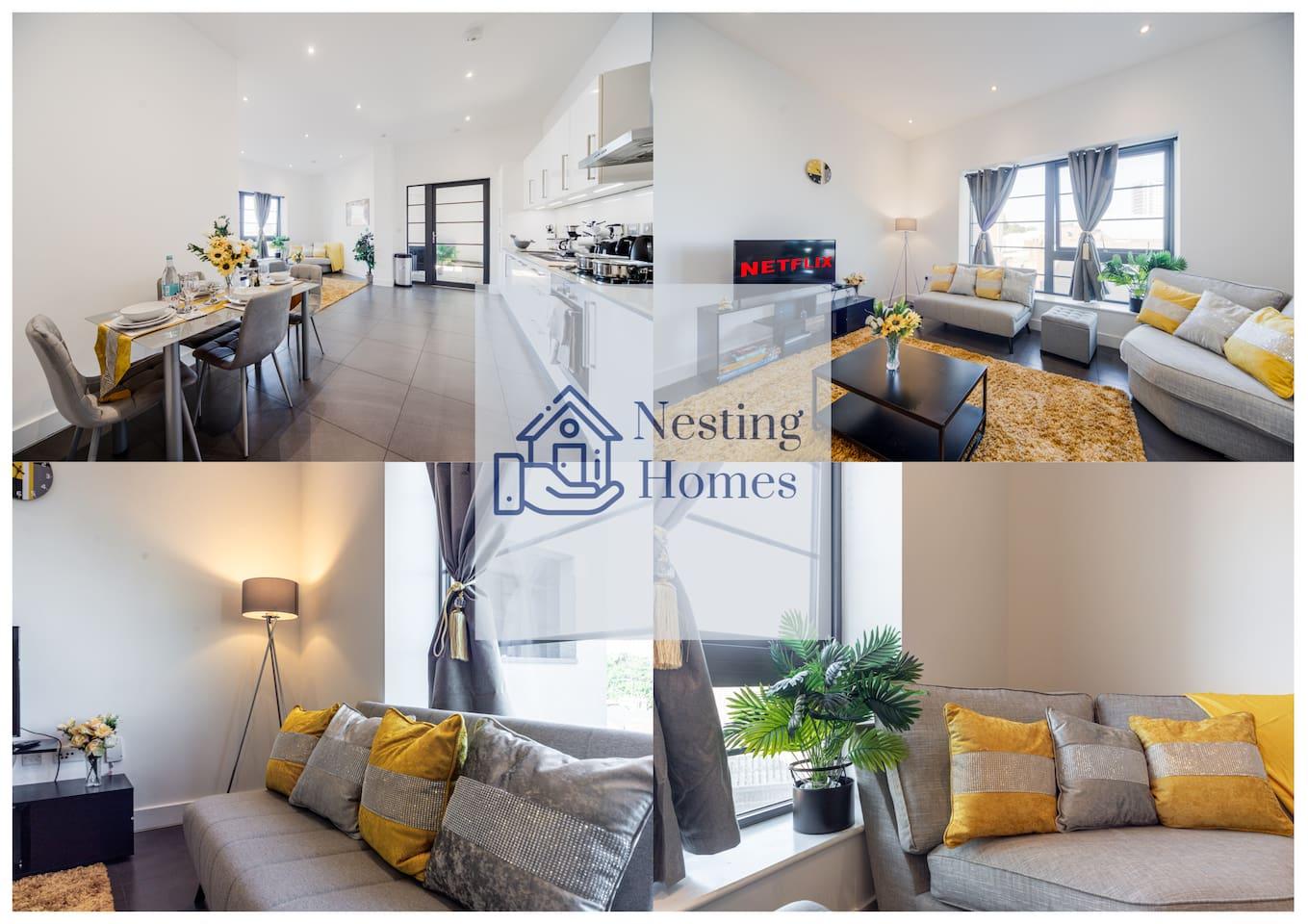 2 BR flat|Parking|ExcelFast Trains|O2|River View4